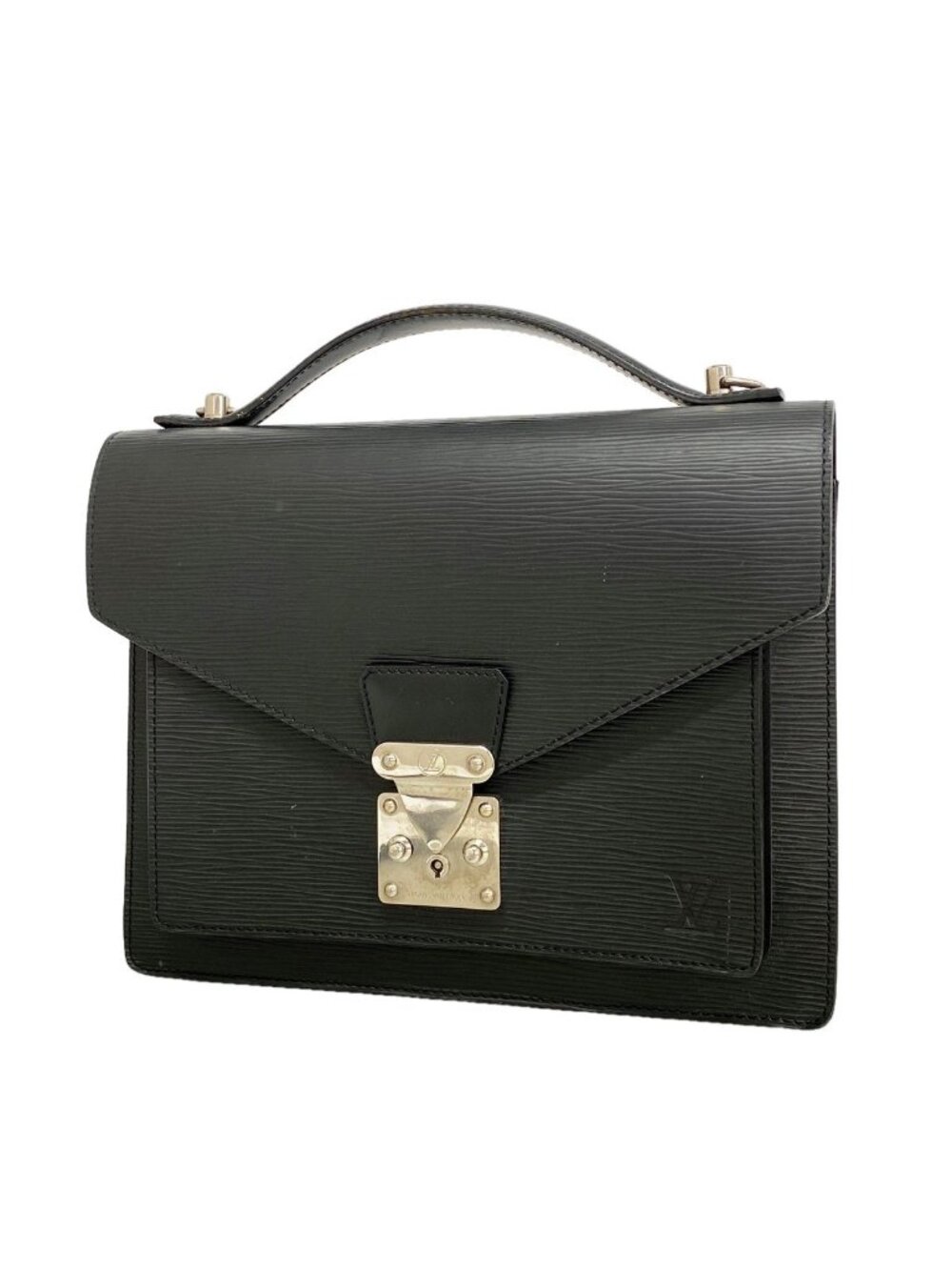 Louis Vuitton Handbag Epi Monceau 28 Noir